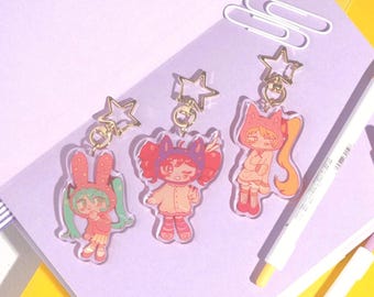 Triple Baka/ Acrylic Charm <3