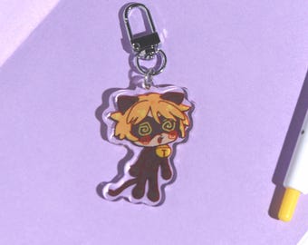 Black Cat/ 2” Charm <3
