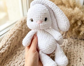 Crochet Bunny Amigurumi Pattern, Plush Rabbit Toy (PDF Pattern)
