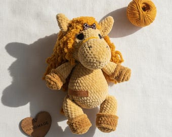 Crochet Horse Pattern: Amigurumi Soft Toy | Mila The Horse | Beginner Friendly