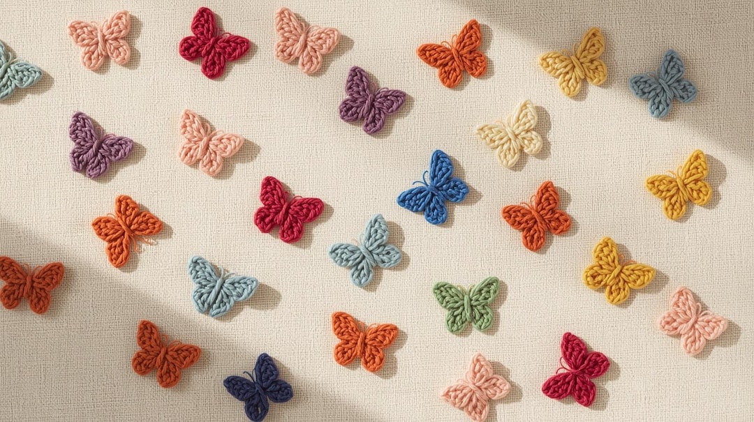 Knitted Butterfly Pattern PDF | Easy Beginner Butterfly Knit | Small ...