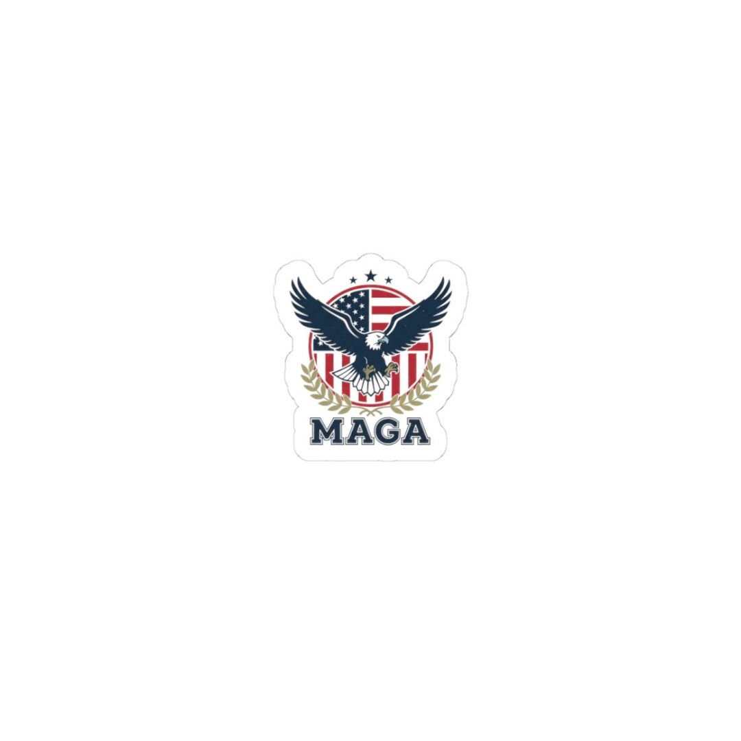 Round Maga Sticker MAGA Sticker American - Etsy