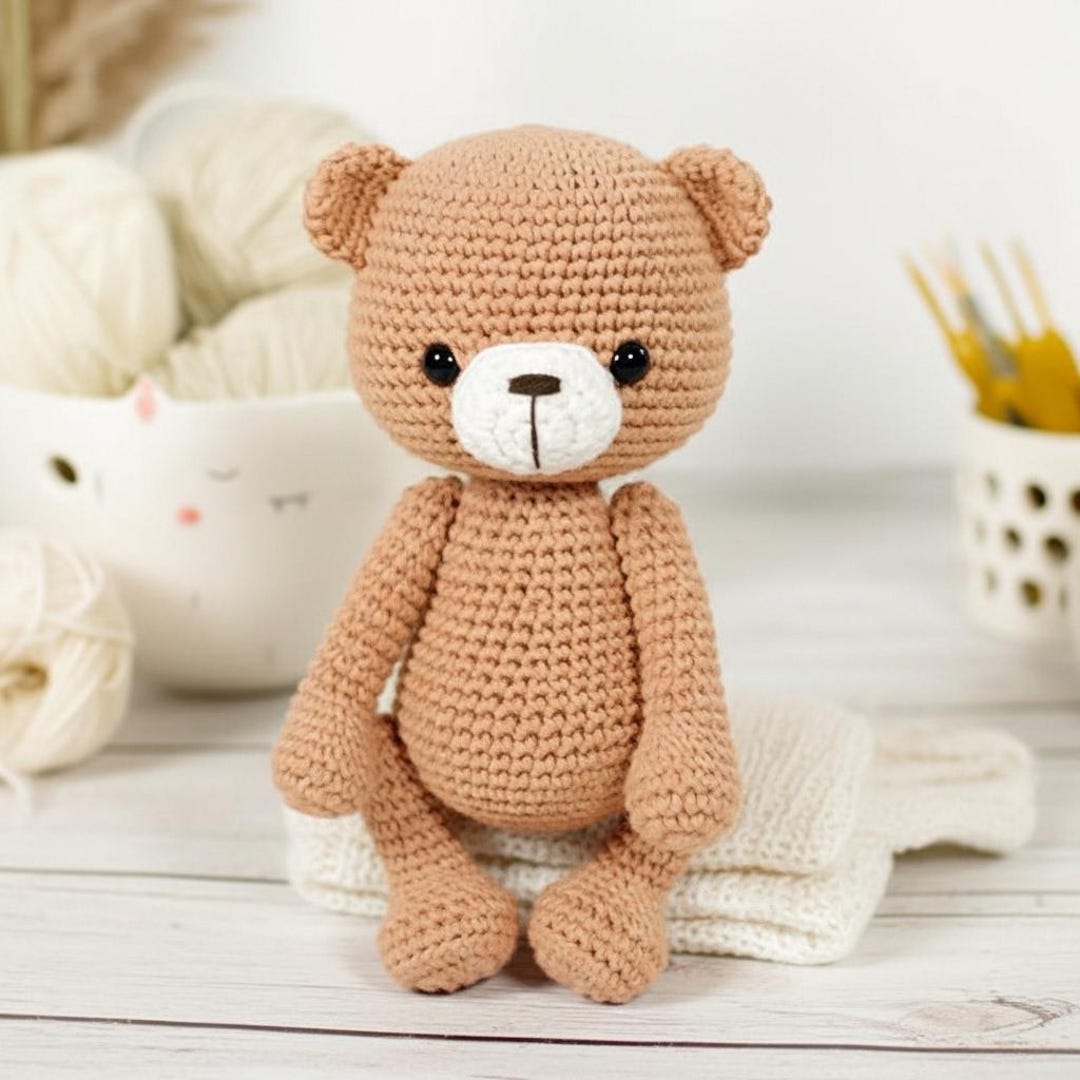Teddy Bear Crochet Pattern PDF | Teddy Bear Amigurumi Toy Pattern ...