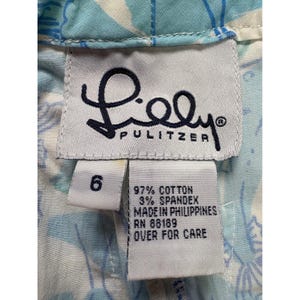 Pantalones capri cortos estilo años 90 de Lilly Pulitzer, marca Y2K, talla S, marca Swordfish, marca de estilo preppy costero. imagen 4