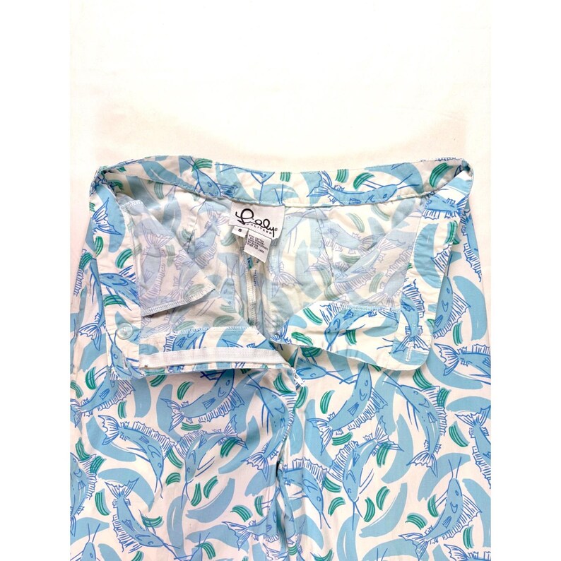 Pantalones capri cortos estilo años 90 de Lilly Pulitzer, marca Y2K, talla S, marca Swordfish, marca de estilo preppy costero. imagen 3