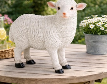 3D-geprint beeld van schapen | Overschilderbaar tuindecor (digitaal STL-bestand)