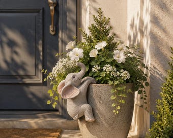 STL-bestand schattig olifant voor afdrukken in 3D | Standbeeld babyolifant | Modern dierendecor STL | Commercieel gebruik | Digitale download