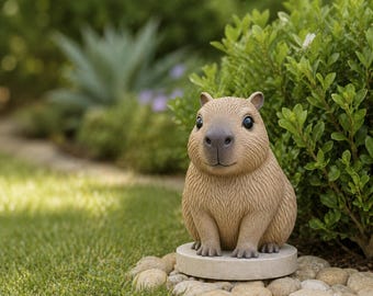 Capibara 3D-afdruk STL-bestand | Beeldje tuindierstandbeeld (digitale download)