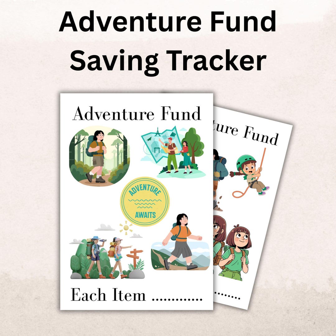 Foglio di calcolo per il risparmio per le avventure / Inserto per il ...