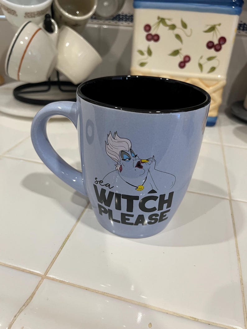 Ursula Sea Witch Please Coffee Mug 25oz The Little Mermaid Disney bild 2