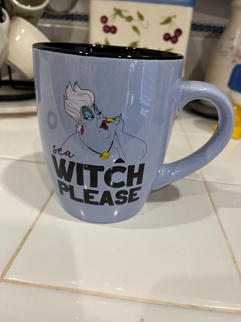 Ursula Sea Witch Please Coffee Mug 25oz The Little Mermaid Disney bild 1