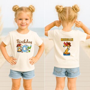 Personalized Birthday Boy Toddler Shirt, Custom Name and Age Toy Story Birthday Shirt, Pixar Birthday Boy Sweatshirt, Birthday Trip T-Shirt image 2