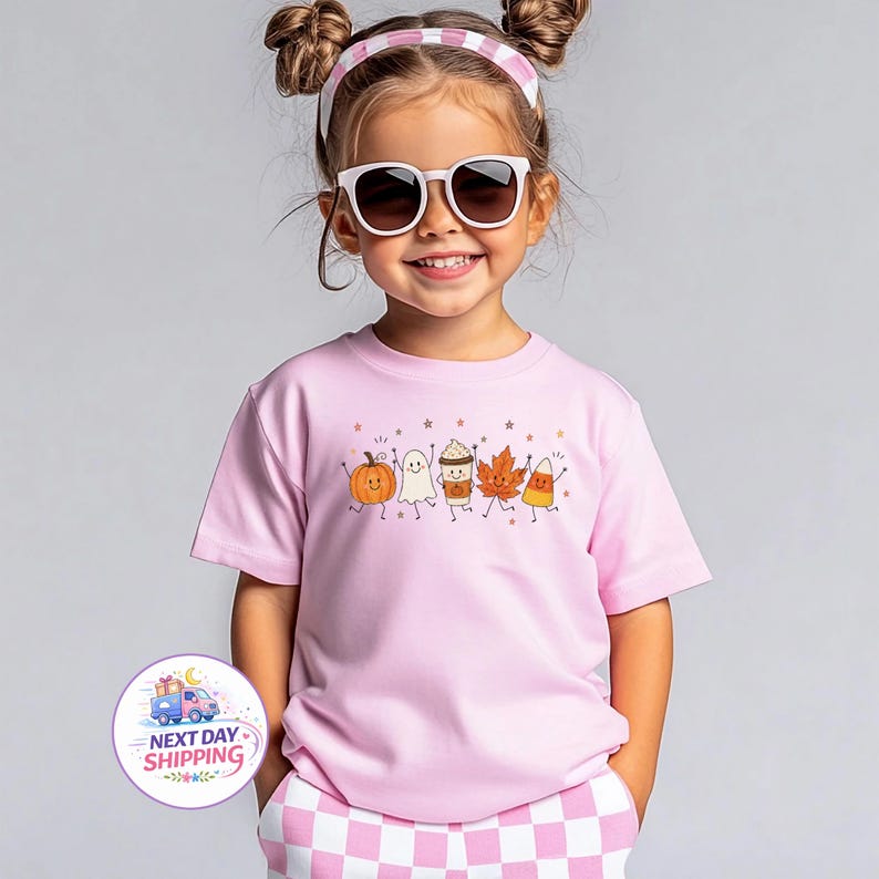 Cute Halloween Ghost Coffee Shirt, Fall Coffee Pumpkin Shirt, Halloween Ghost Shirt, Coffee Latte Shirt, Fall Sweatshirt, Thanksgiving Shirt image 6