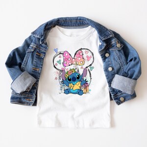 Disney Minnie Stitch Shirt, Blue Dog T-Shirt, Magical Trip Shirt, Disneyland Girl Trip Shirt, Disney Stitch Sweatshirt, Stitch Kids T-Shirt bild 2