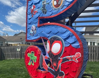 Piñata giratoria con número - Piñatas con número personalizado