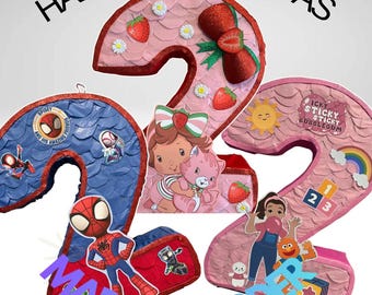 Pinata numéro deux - Pinatas personnalisées