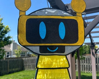 Piñata Robot Amigo Hecha a Mano - Piñatas Personalizadas