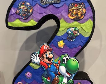 Pinata numérique Galaxy Adventure fait main - Piñatas personnalisées