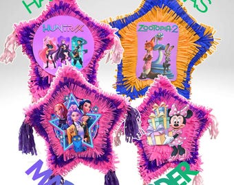 Piñata de estrella personalizada de 20x18: Piñatas personalizadas