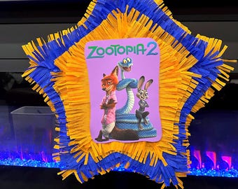 Pinata des amis du zoo - Pinata faite main