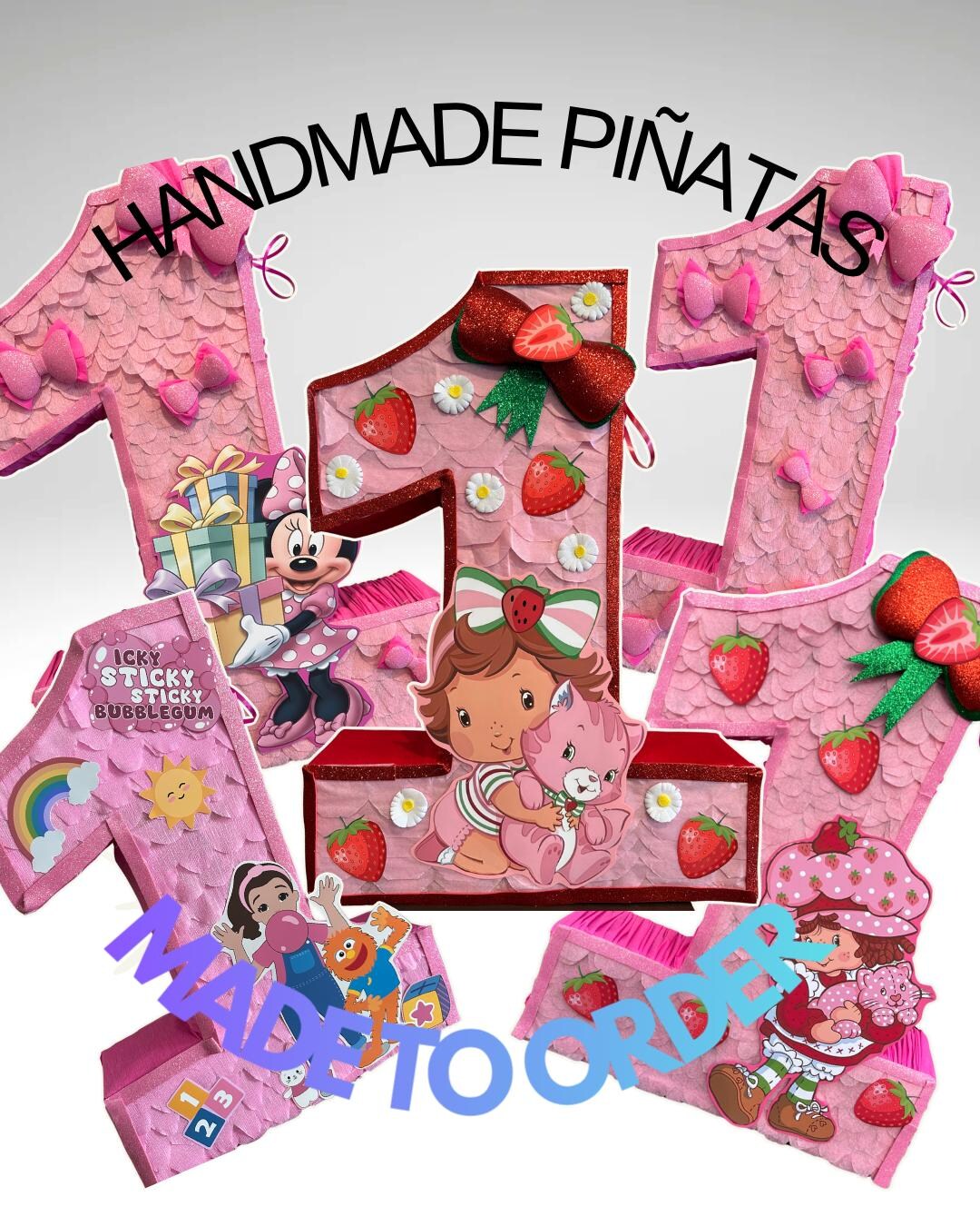 Number One Pinata - First Birthday Pinatas - Etsy