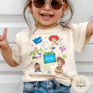 Personalized Toy Story 5 Movie Shirt, Lilypad Buzz Lightyear Woody Jessie Toy Story Land You've Got a Friend In Me Adult & Kids shirt image 1