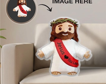 Jesus Loves You Shaped Pillow | Christian Nursery Decor | Faith Home Decor | Baby Christian Gift | Religious Pillow for s, Christian Gift