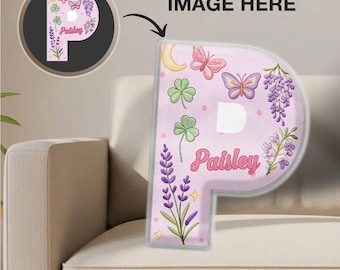 Personalized Flower Pillow, Floral Pillows, Mothers Day Gift, Grand Name Pillow, Grandma Garden Pillow