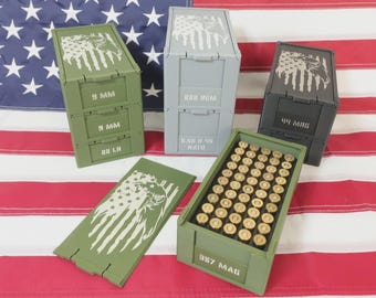 Stacking Ammo Box - USA Eagle