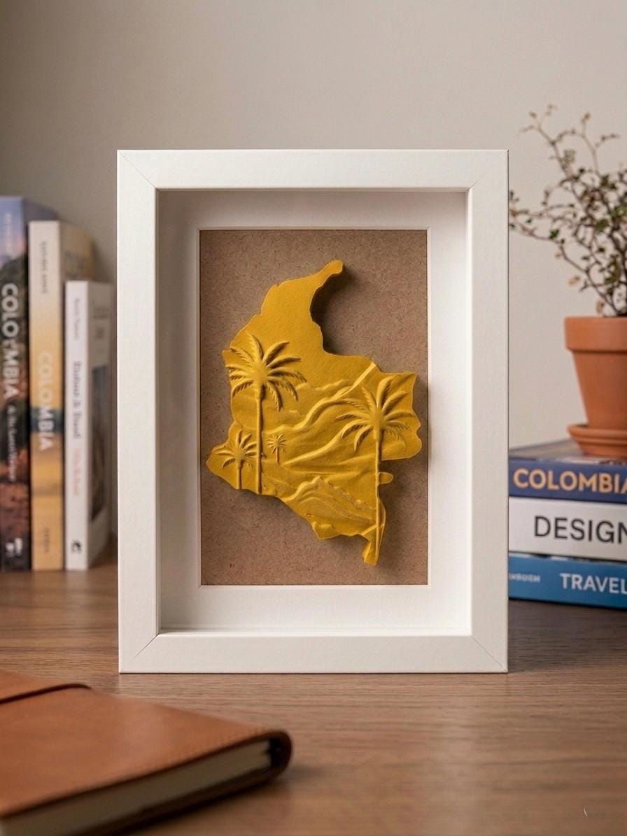 Colombia Frame - Etsy