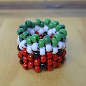Watermelon themed multi stitched cuff