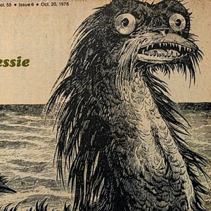 1976 Weekly Reader EYE Magazine: Loch Ness Monster Cryptid Ephemera (Oct. 20, 1976)