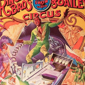1982 Ringling Bros. Circus Souvenir Program: Greatest Show on Earth Poster Art