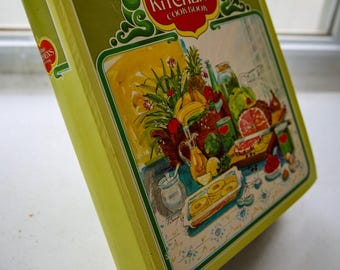 Vintage Del Monte Kitchens Cookbook 1972 Retro 3 Ring Recipe Binder Groovy Kitchen Decor