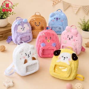 bt21 characters mini backpack Concept One LINE FRIENDS Backpack, Plush School Bag, Black, One Size, Black, One Size, Bt21 Line Friends Plush Mini Fashion 9.5 X 11.1 X 6RJ Bt21 Backpack - Etsy