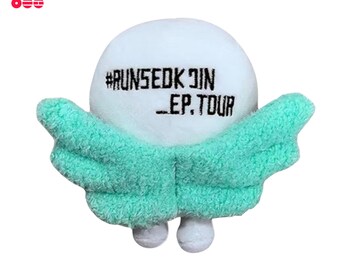 BTS Jin Wootteo Plush Keyring: Kpop Bag Accessory, ARMY Gift - Etsy