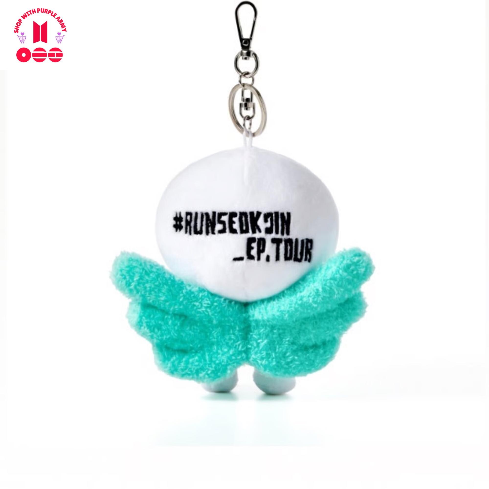 BTS Jin Wootteo Plush Keyring: Kpop Bag Accessory, ARMY Gift - Etsy