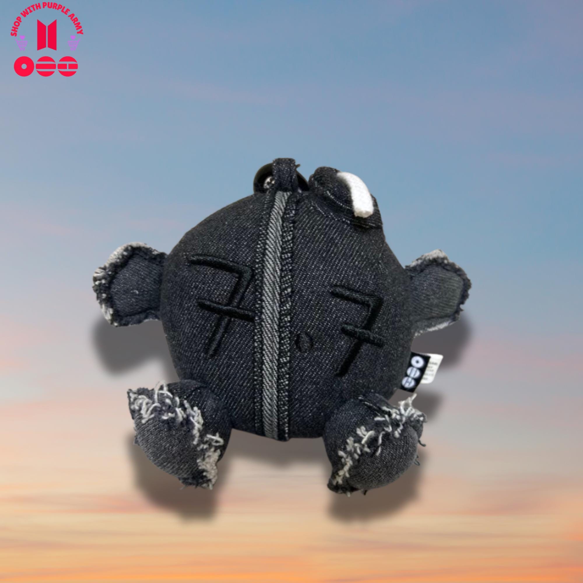 Arirang Army Bomb Plush Keyring | Carabiner Plush Denim Keychain