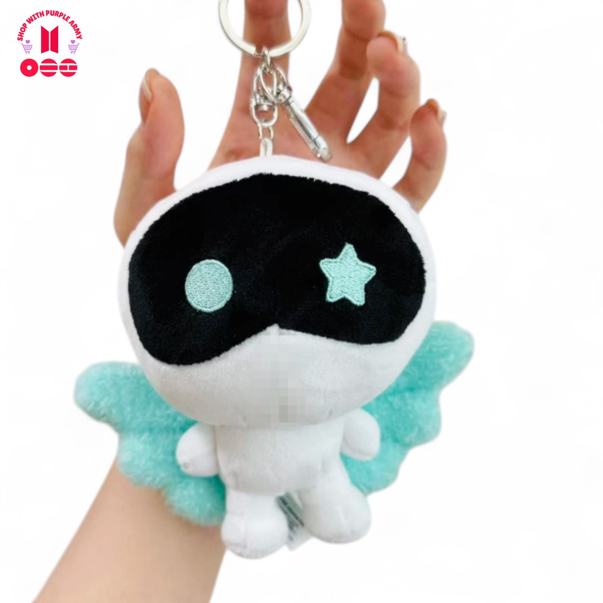 BTS Jin Wootteo Plush Keyring: Kpop Bag Accessory, ARMY Gift - Etsy