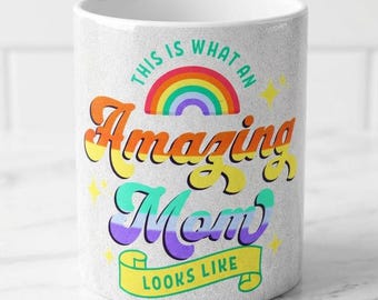 Ceramic Mug | "This is What a Mom Looks Like" Quote, Mother's Day Coffee Cup
