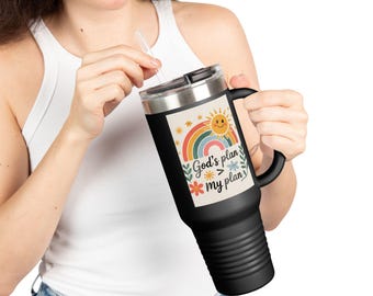 God's Plan Rainbow Sun mug | 40oz Insulated Travel Mug