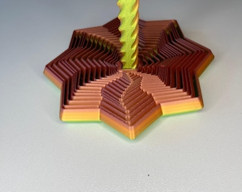 Sorcerer's Slim Sensory Scepter Spinner | Adult Fidget Toy | 3D Printed