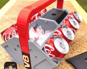 Petrol Head Engine Block Can Cooler Set V4 V6 V8 V12 V16 for Mini & Regular Cans