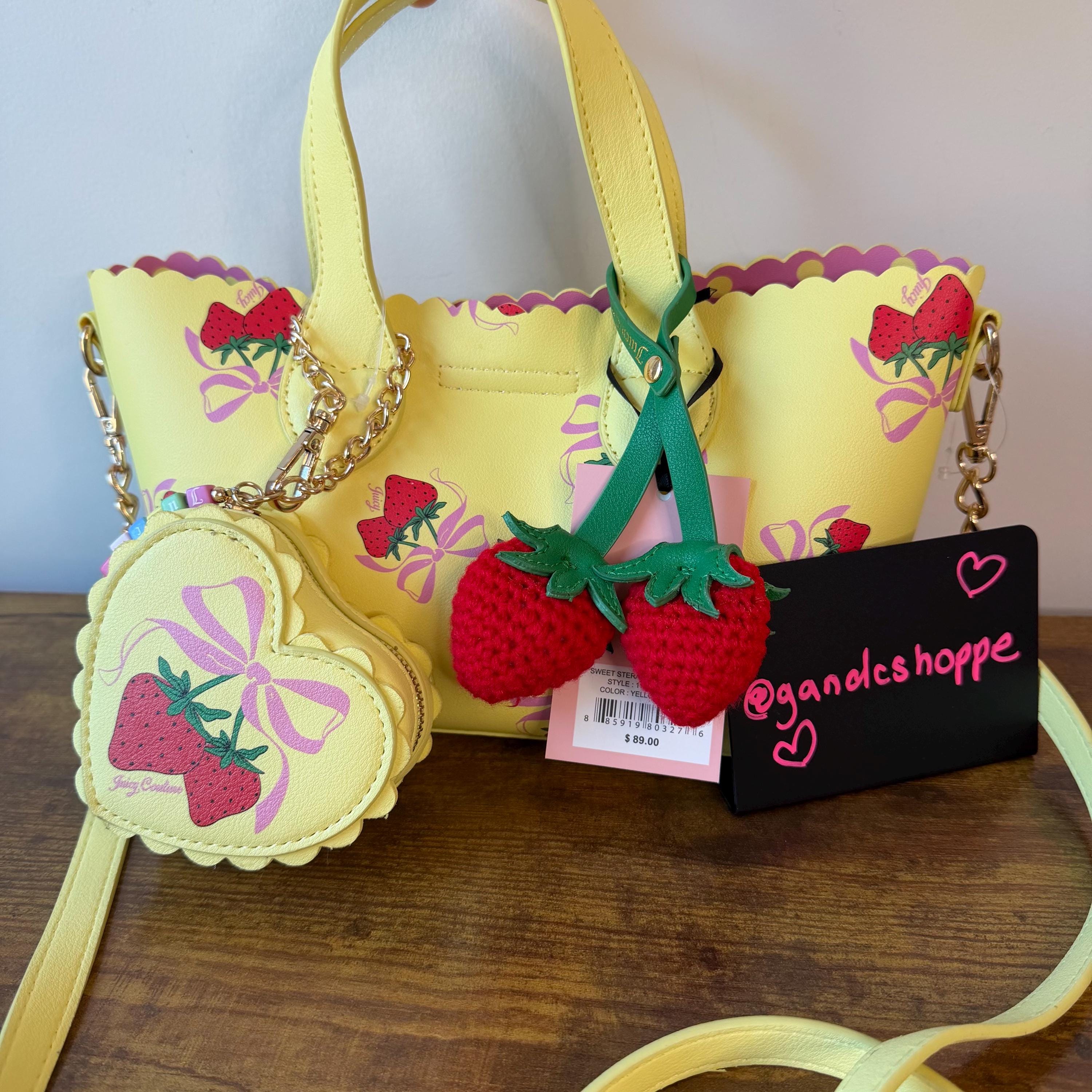 Juicy couture strawberry bag - Etsy 日本