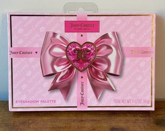 Nya Juicy Couture 12-set Ögonskugga Sminkspegel Brun Rosa Neutral