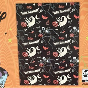 Nueva manta de Disney Pesadilla antes de Navidad para Halloween, negra y roja, Jack Zero 2025 imagen 2