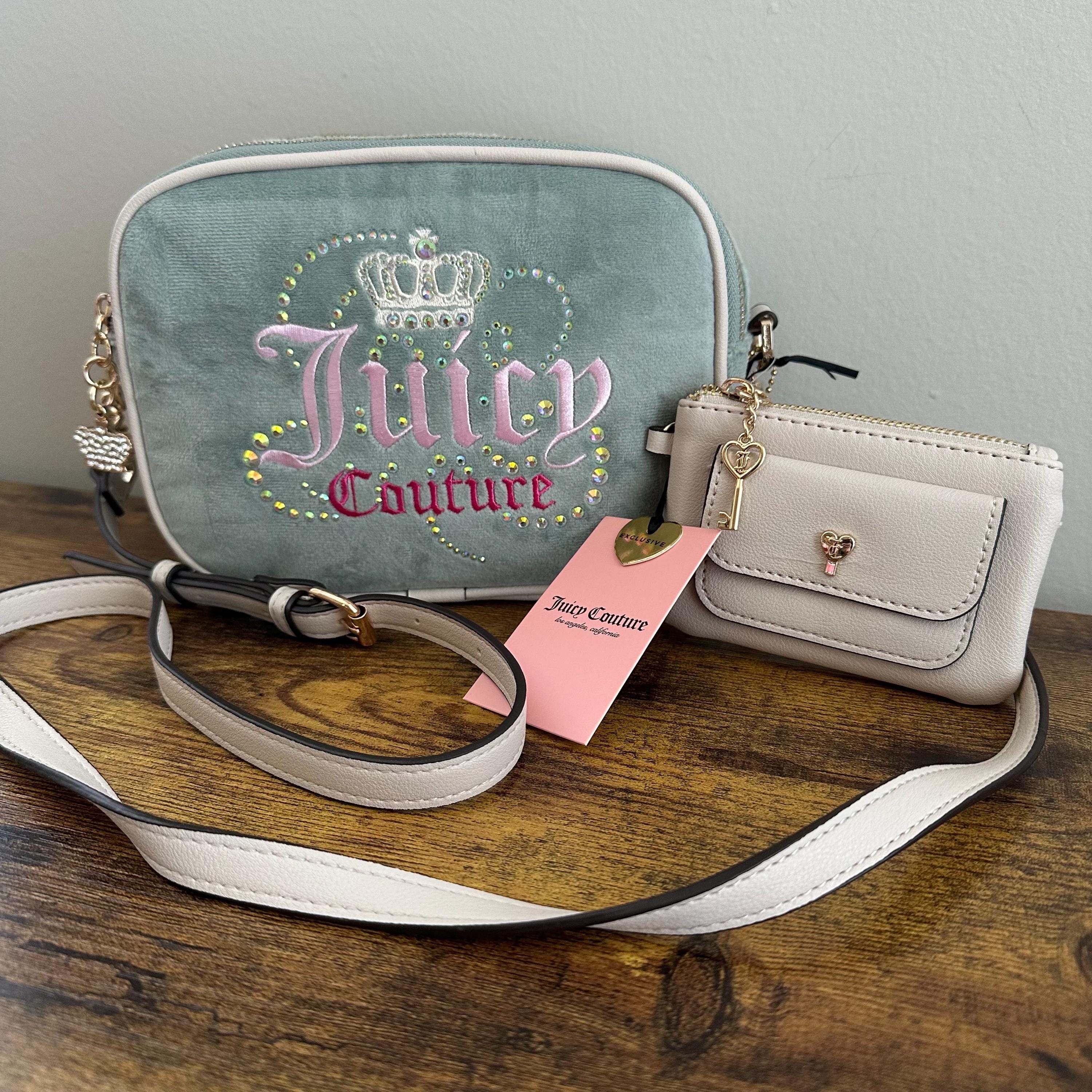 Juicy Couture Embossed Allover Y2k Logo Backpack Coin purse new w tags Pink Juicy Couture Bag Y2k - Etsy main image 2