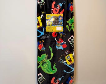 Nueva manta de Halloween de Bob Esponja, Patricio Estrella y Sr. Cangrejo en negro