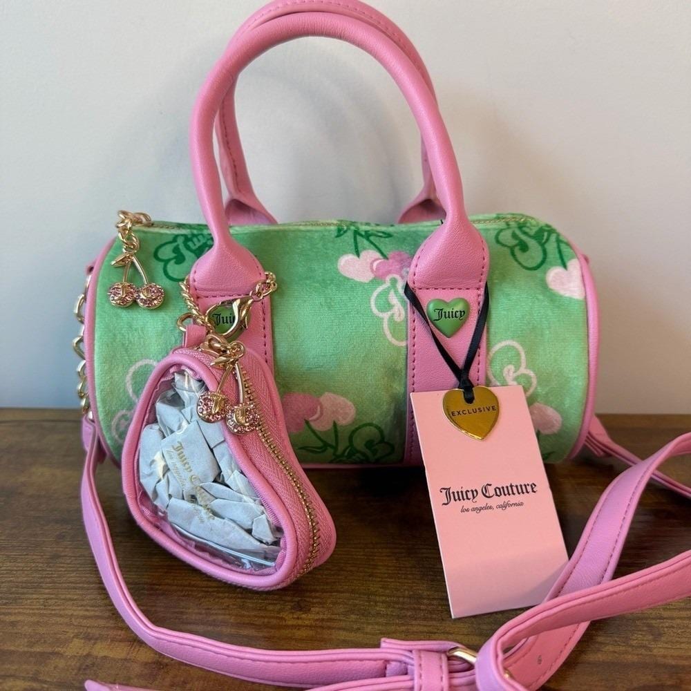 green emerald velvet dress Juicy Couture Peplum Dress In Green Pink Stripe
