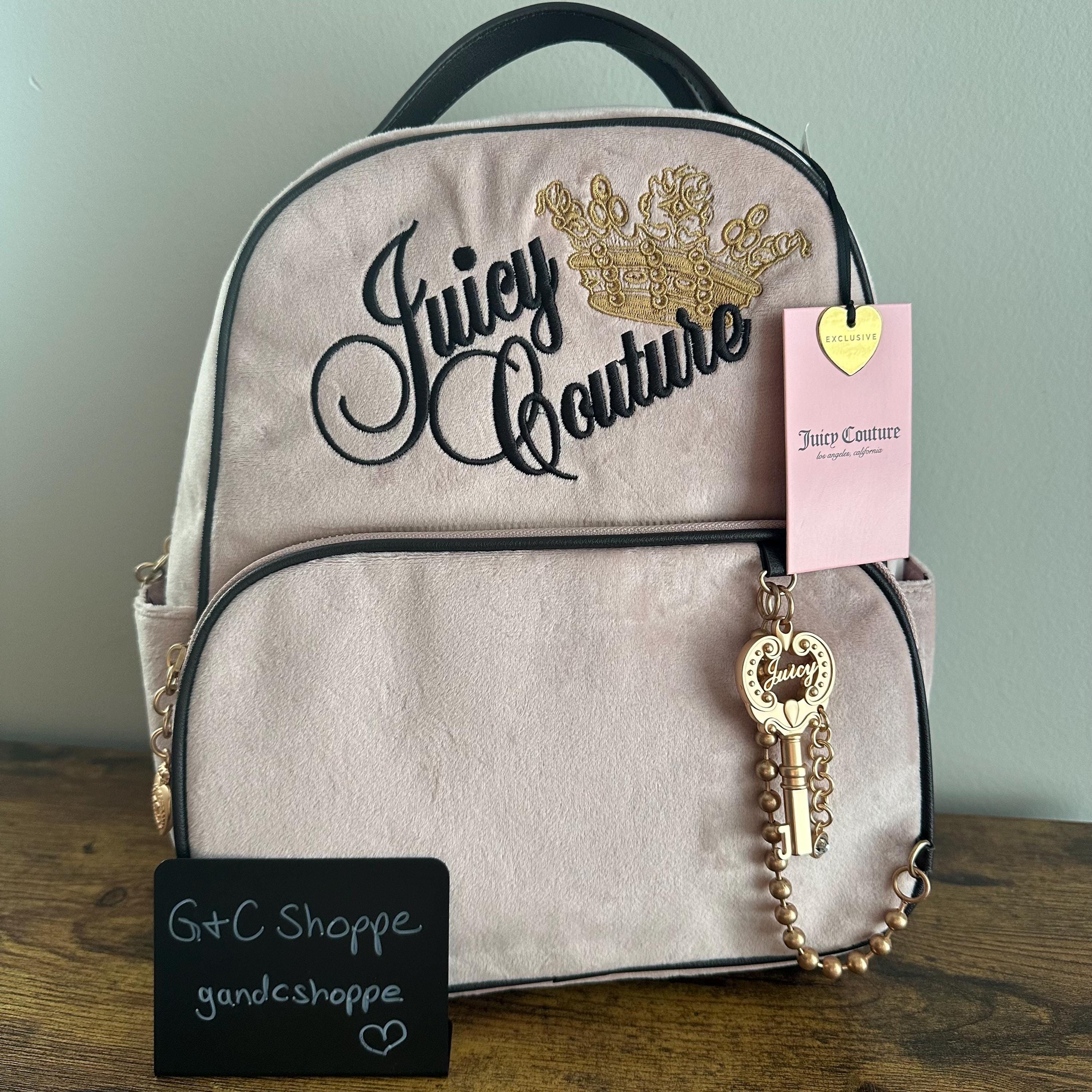Juicy Couture Rosie Vegan Leather Angel White & Gold Mini Backpack Juicy Couture Backpacks - Etsy main image 3